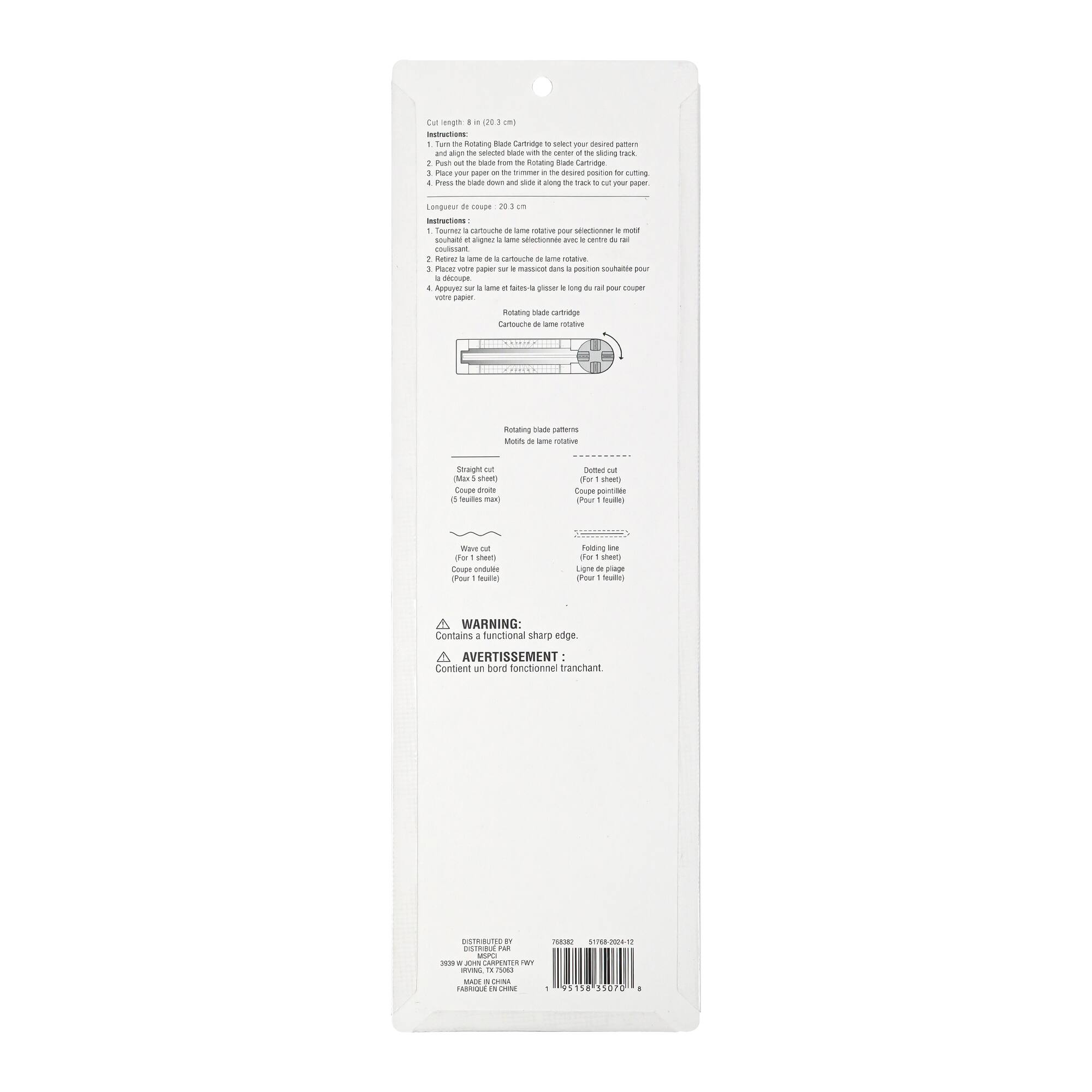 6 Pack: 8" 4-in-1 Paper Trimmer by Recollections™